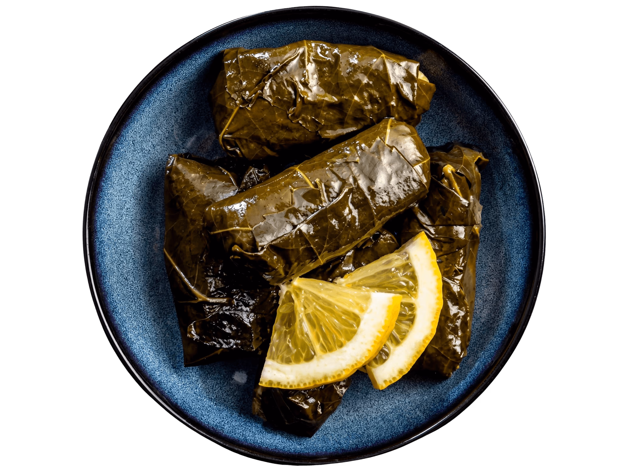 Stuffed grape leaves with lemon at Citrus Grill & Lounge